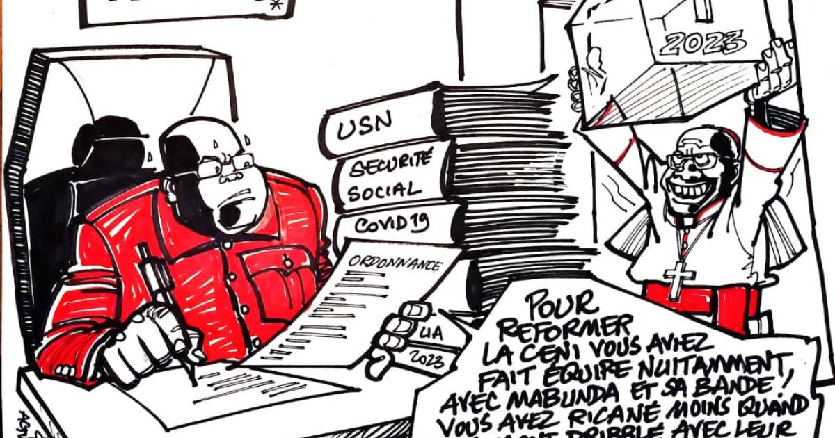 Les caricatures de ACTUALITE.CD sont réalisées par Kash. 