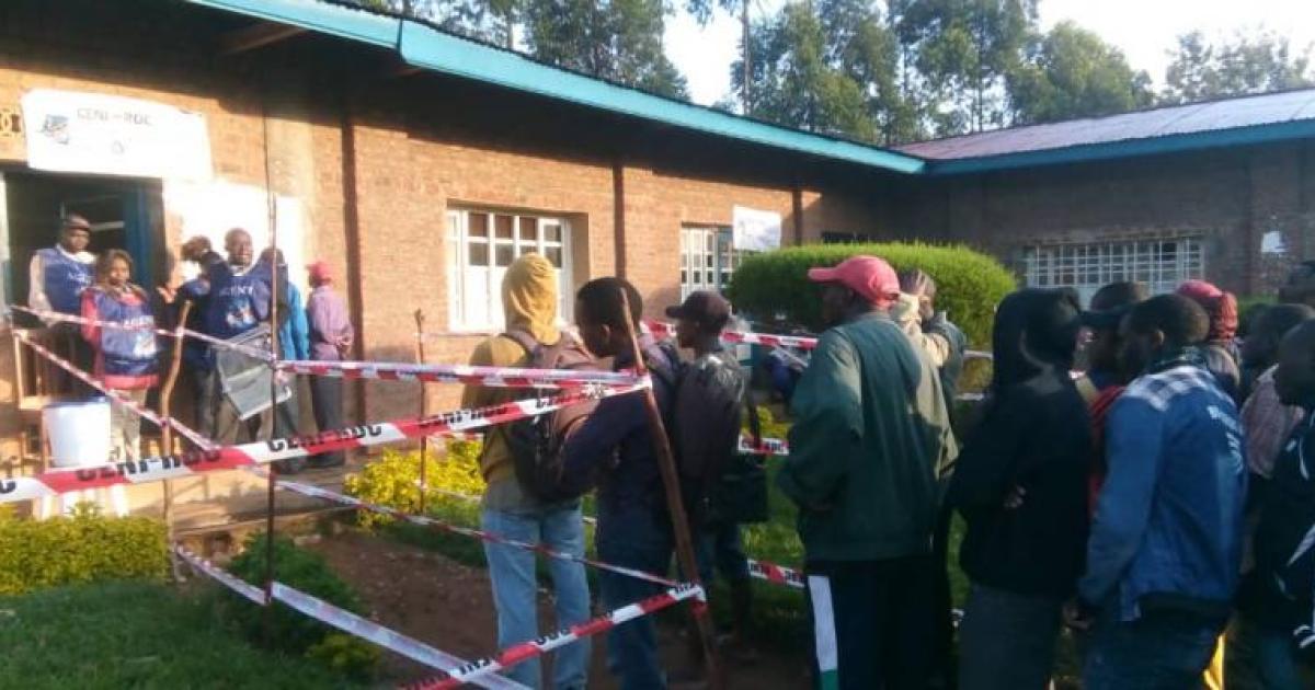 les électeurs dans un centre de vote à Butembo/Ph. ACTUALITE.CD