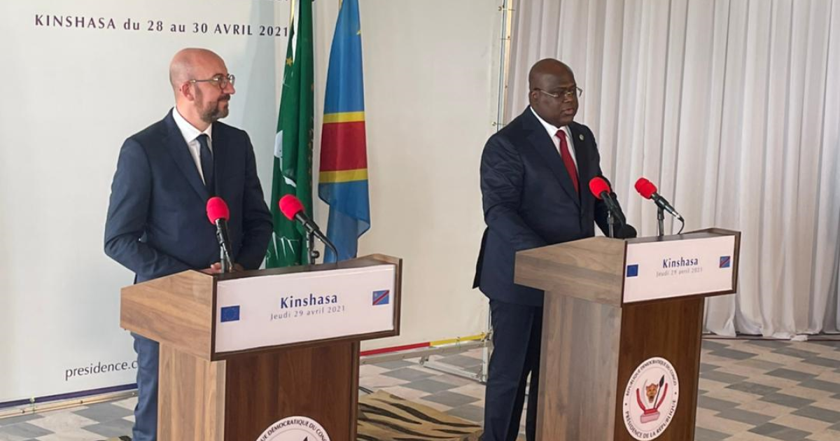 Charles Michel et Félix Tshisekedi/Ph ACTUALITE.CD 