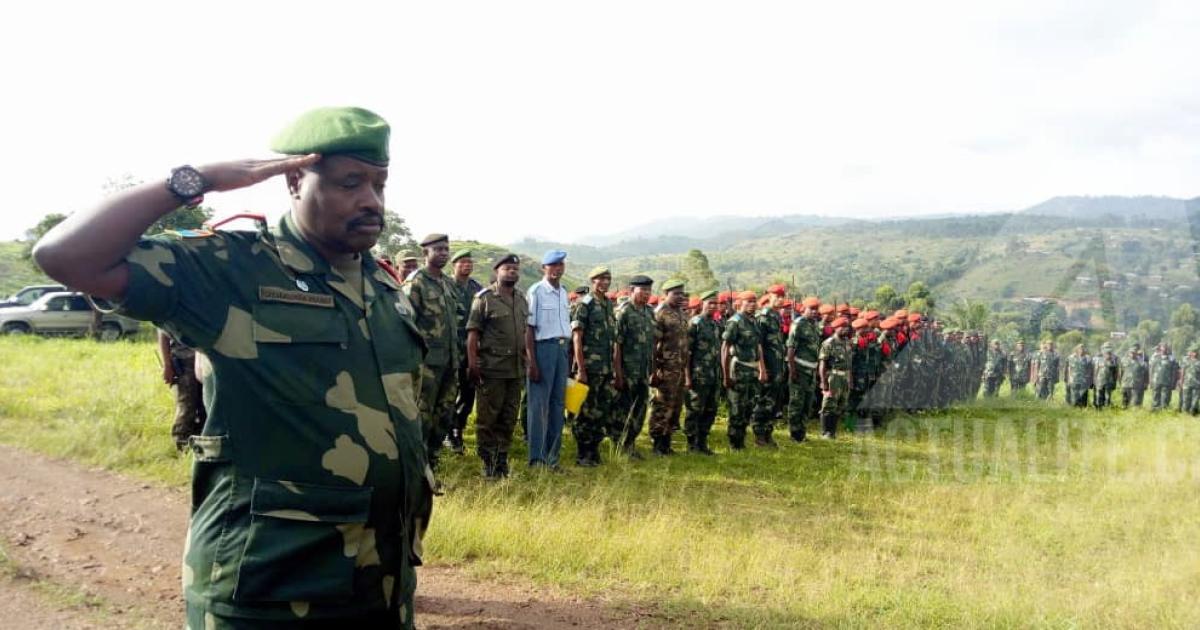 Une parade de l'armée dans la zone d'opération à Beni/Ph ACTUALITE.CD 