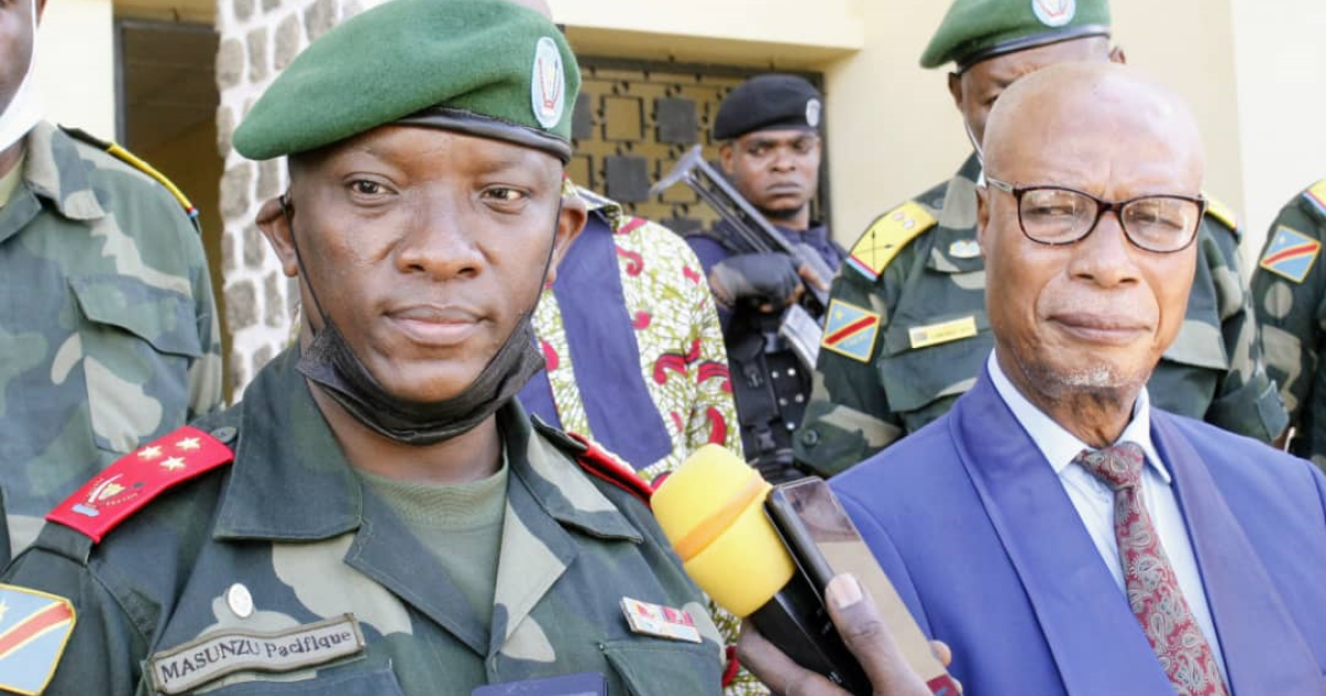 Le général Pacifique Masunzu/Ph droits tiers 