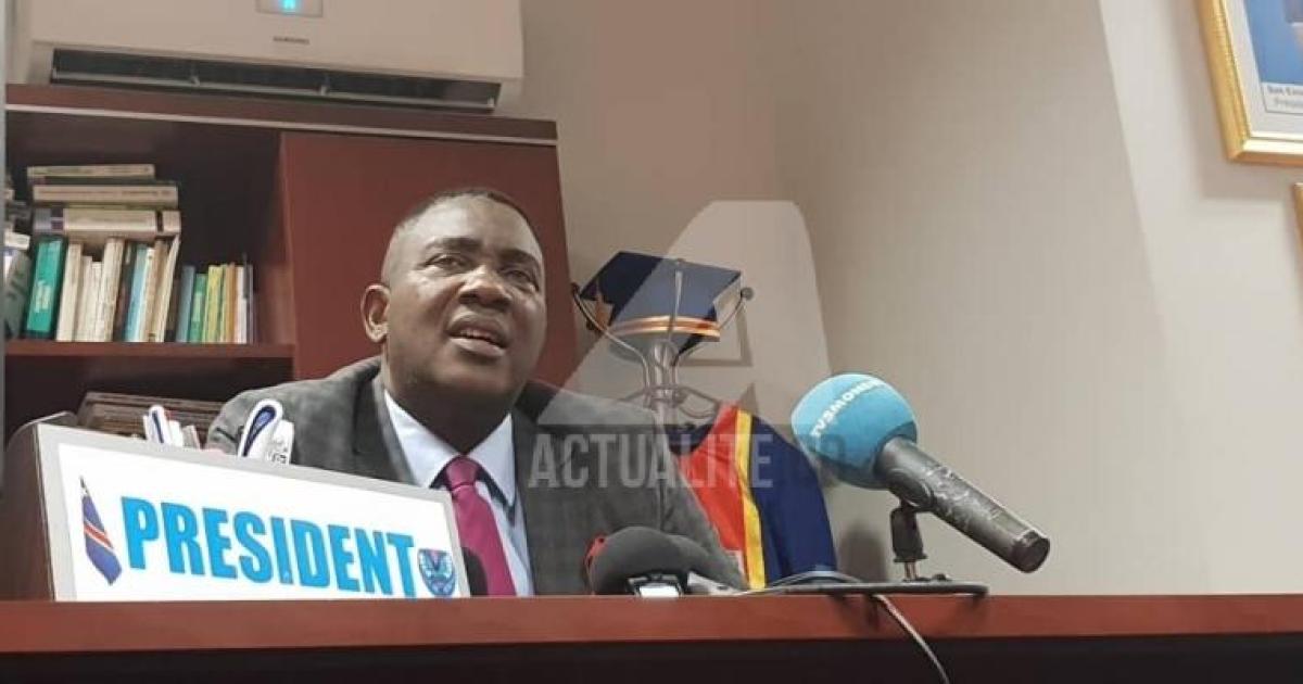 Godé Mpoyi, Président de l'Assemblée provinciale de Kinshasa/Ph. ACTUALITE.CD