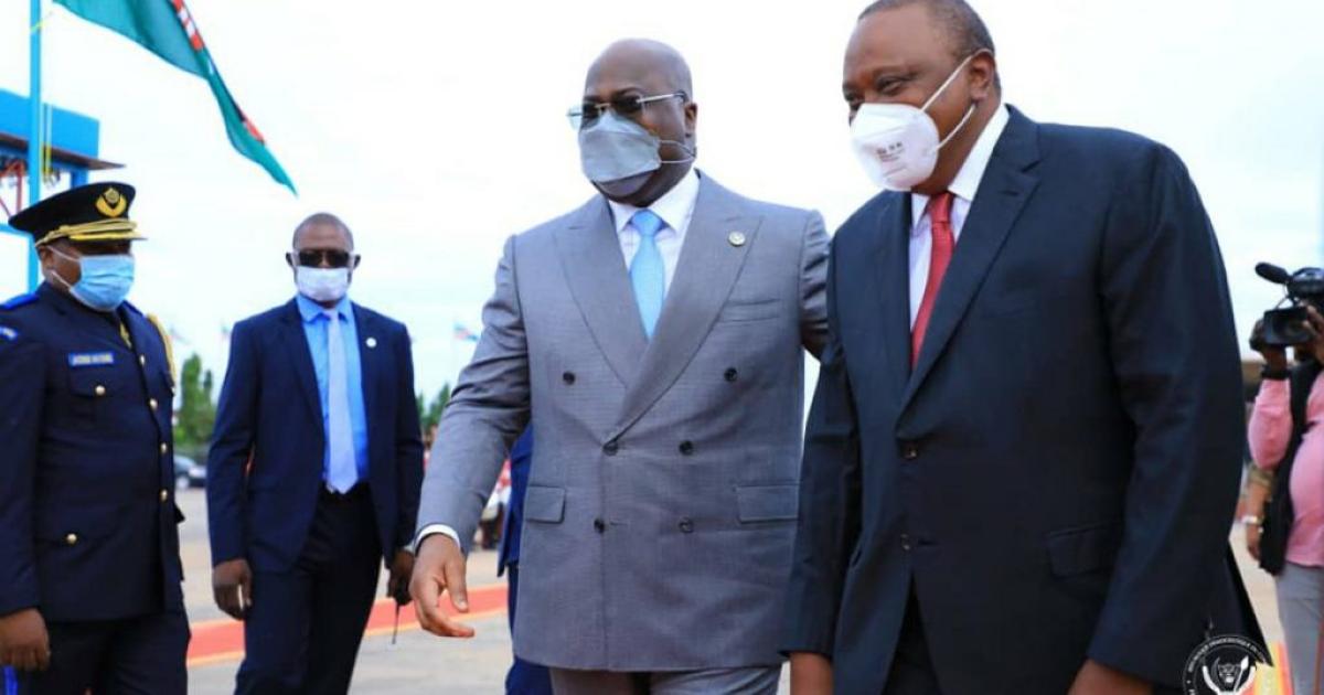 Felix Tshisekedi et Uhuru Kenyatta/Ph. Président de la République