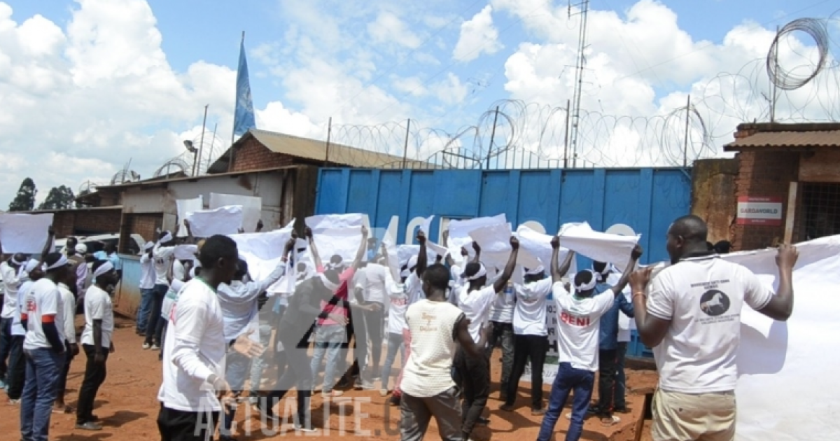 Manifestation de la population contre l'insécurité à Butembo/Ph. ACTUALITE.CD