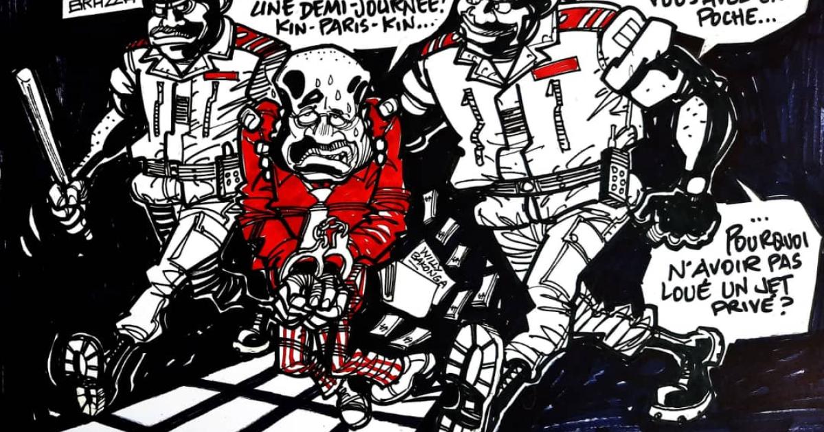 Caricature Willy Bakonga.