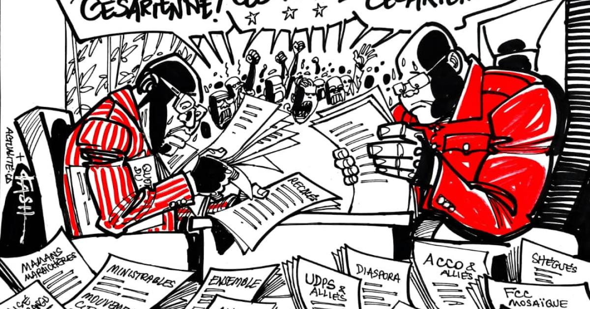 Les caricatures de ACTUALITE.CD sont réalisées par Kash. 