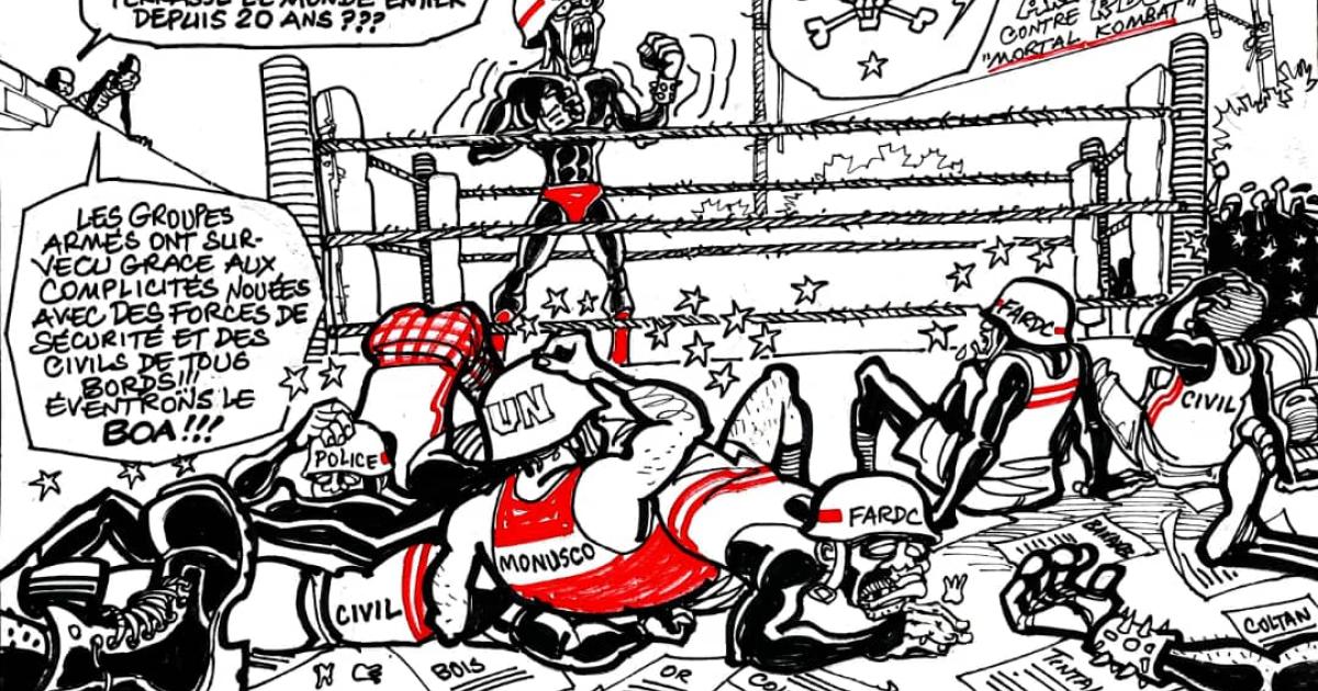 Les caricatures de ACTUALITE.CD sont réalisées par Kash. 