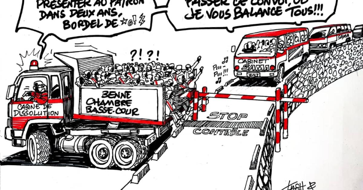 Les caricatures de ACTUALITE.CD sont réalisées par Kash. 