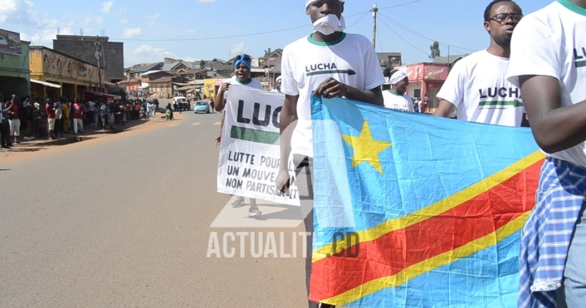Manifestation de la population contre l'insécurité à Butembo/Ph ACTUALITE.CD 