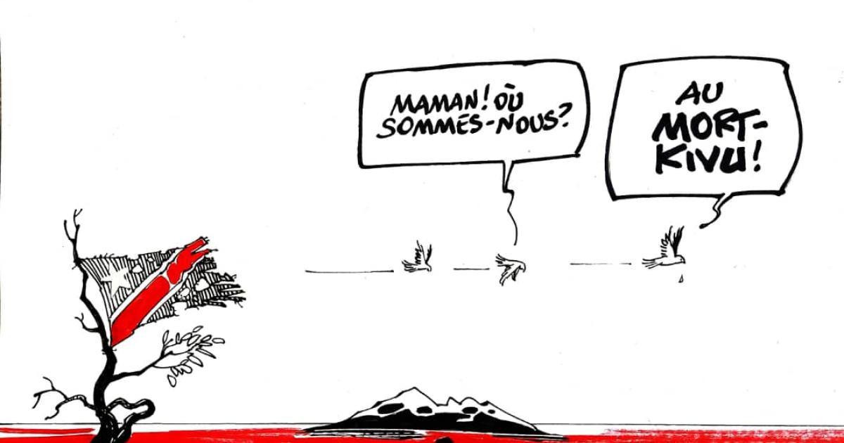 Les caricatures de ACTUALITE.CD sont réalisées par Kash. 