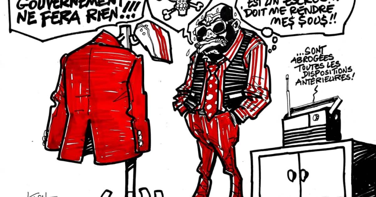 Les caricatures de ACTUALITE.CD sont réalisées par Kash. 