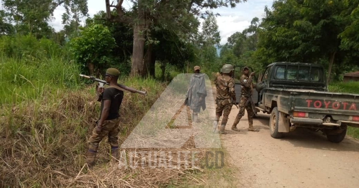 Les militaires congolais dans la zone opérationnelle de Beni/Ph ACTUALITE.CD