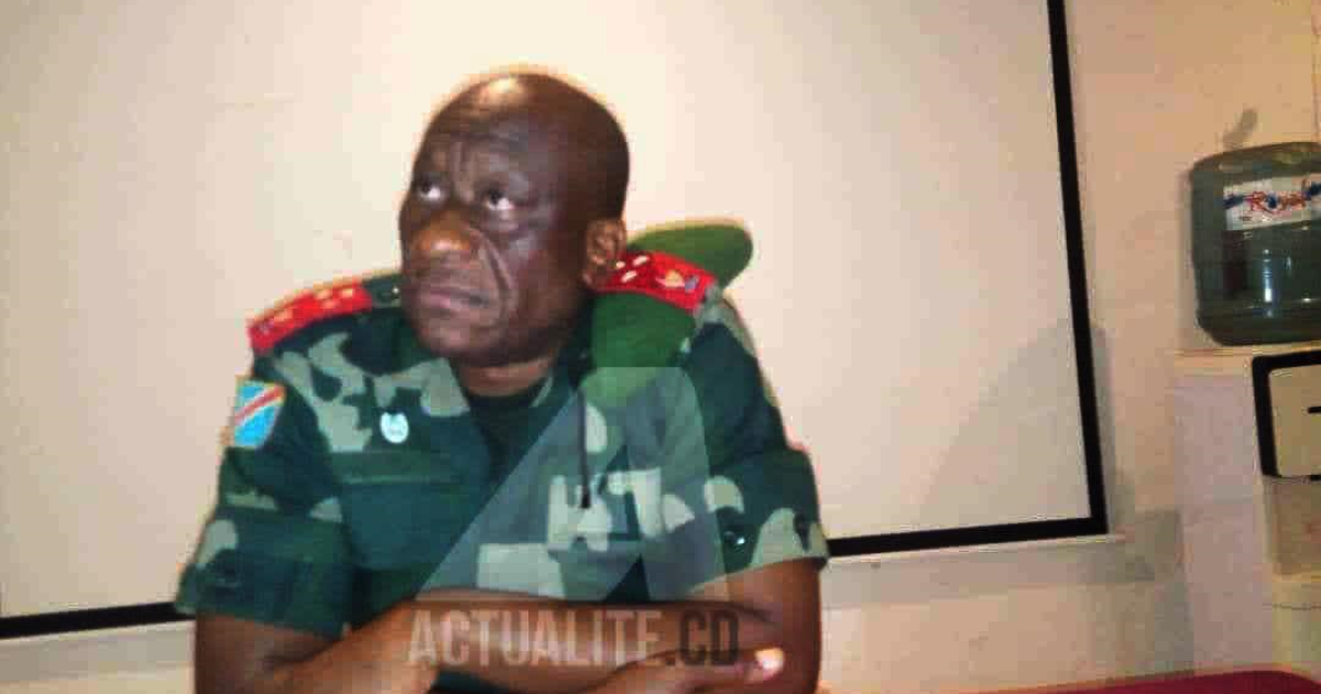 Lieutenant-général Luboya Nkashama Johnny, gouverneur du Nord-Kivu/Ph ACTUALITE.CD 