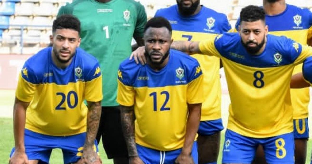 Guélord Kanga avec l'équipe nationale du Gabon/Ph. droits tiers