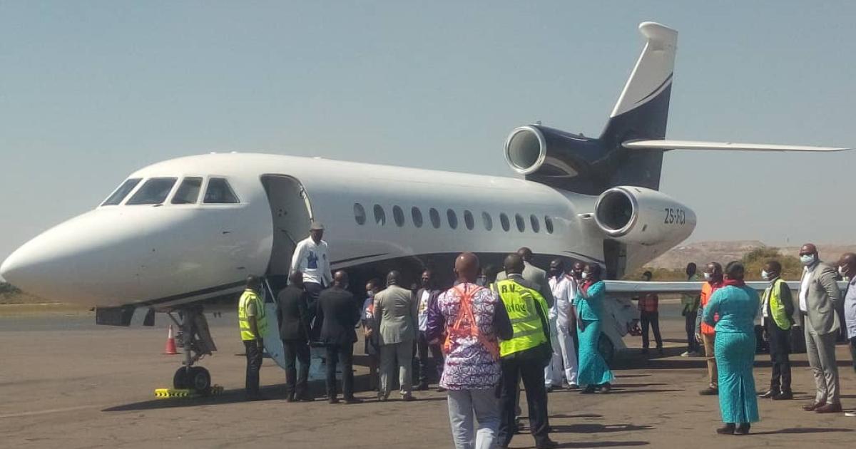 Arrivée de Guylain Nyembo à Lubumbashi/Ph. droits tiers 