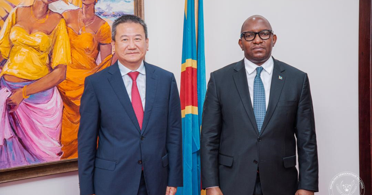 Huang Xia et Sama Lukonde 