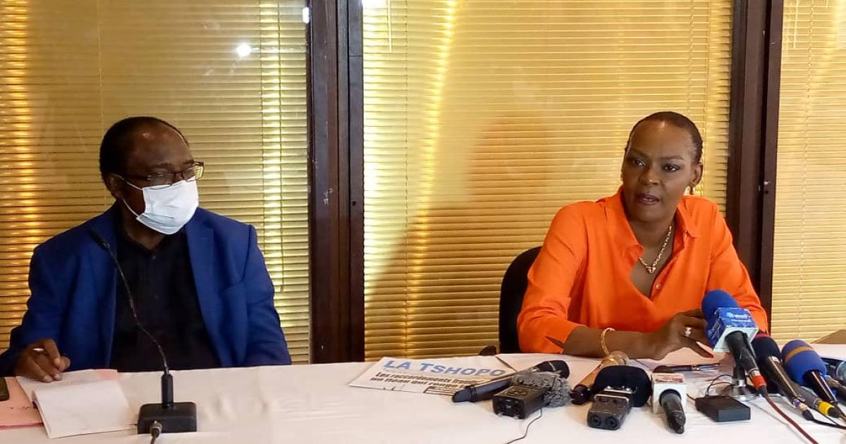 En image, Augustin Mpela et Annie Kitima, DG et PCA de SOKIMO S.A. Ph. ACTUALITE.CD