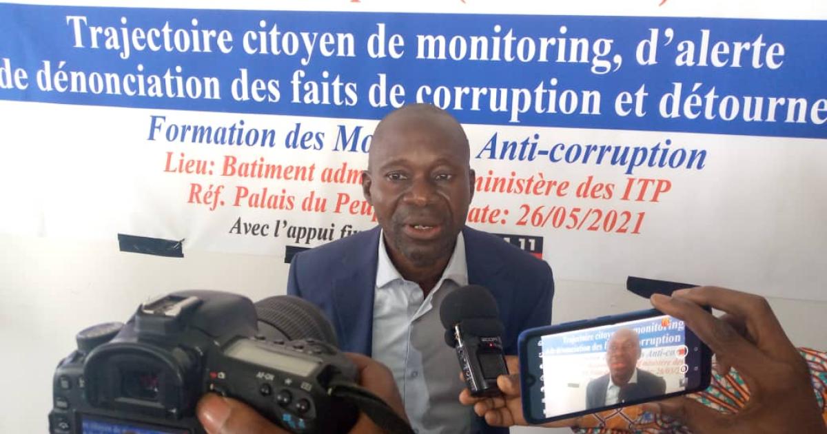 Gérard Bisambu, Sécretaire général de l'AETA. Ph. ACTUALITE.CD