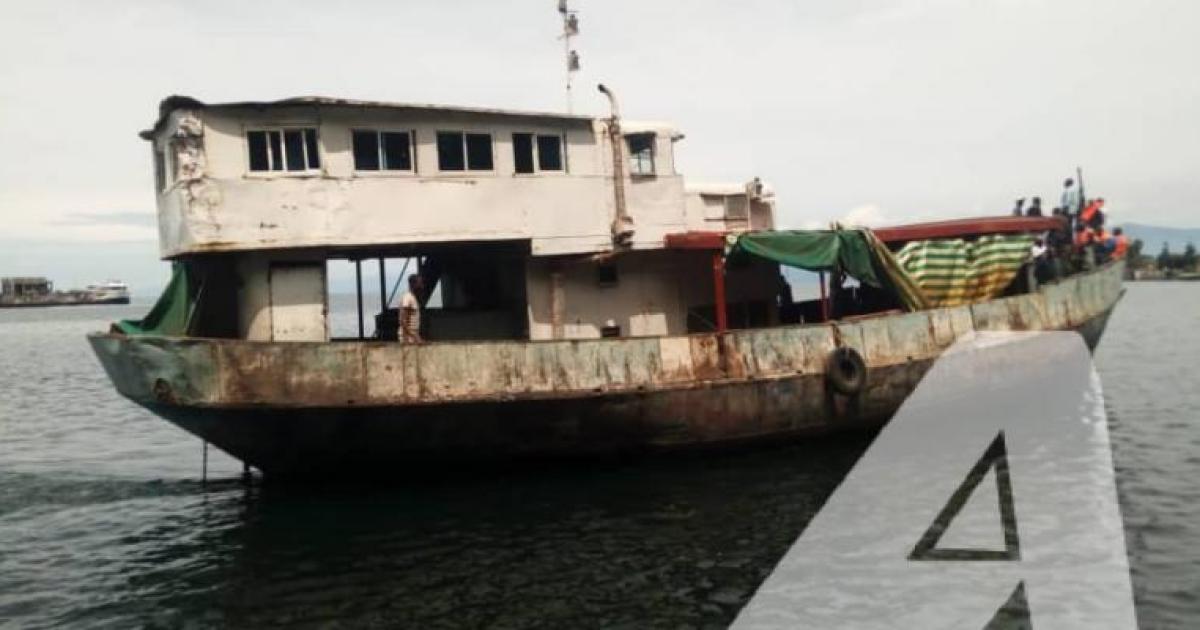 Illustration. Un bateau sur le lac Kivu/Ph. ACTUALITE.CD