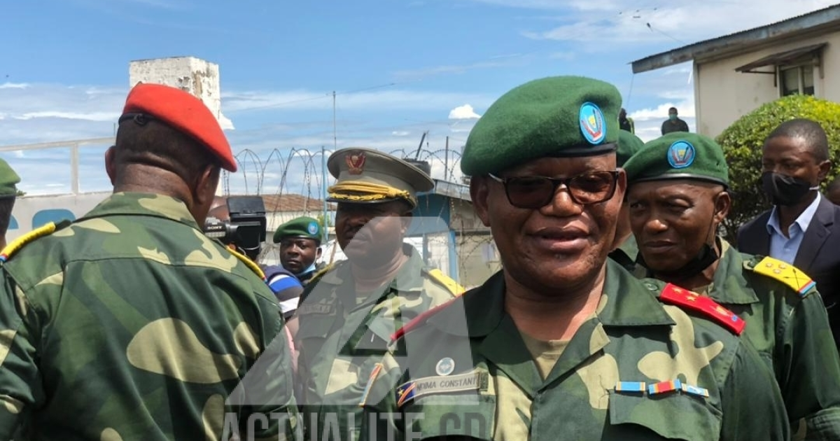Lieutenant-général Constant Ndima, gouverneur du Nord-Kivu/Ph ACTUALITE.CD 
