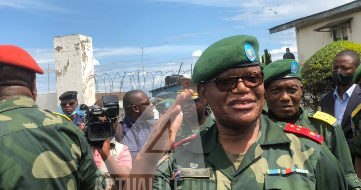 Lieutenant-général Constant Ndima, gouverneur du Nord-Kivu/Ph ACTUALITE.CD 