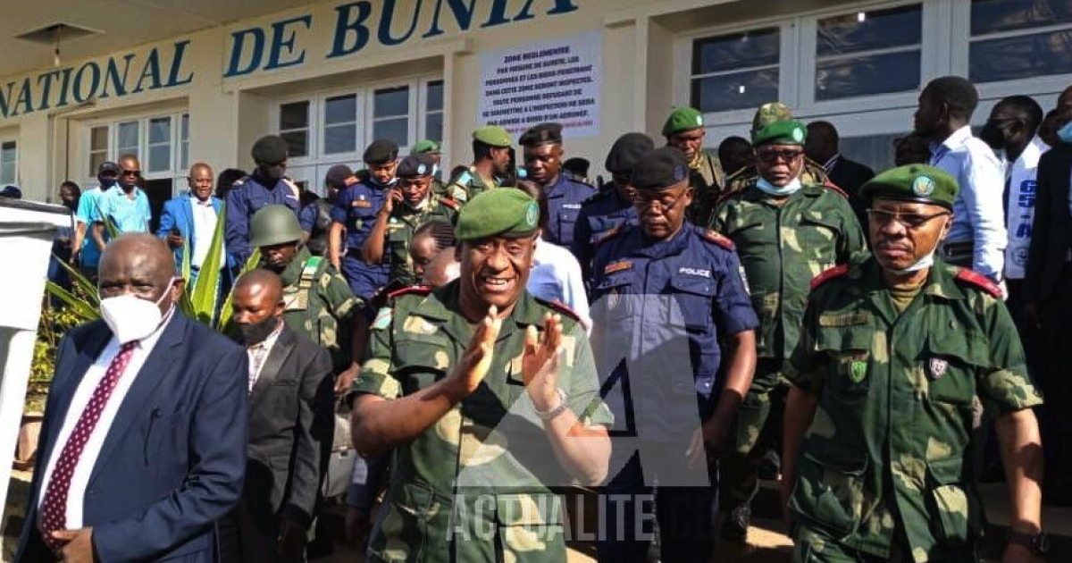 Lieutenant-général Luboya Nkashama Johnny, gouverneur de l'Ituri/Ph ACTUALITE.CD 