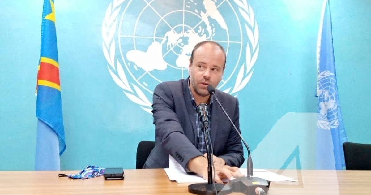 Mathias Gillman, porte-parole de la MONUSCO/Ph ACTUALITE.CD 