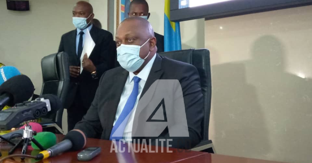 Jean-Jacques Mbungani, ministre de la santé/Ph ACTUALITE.CD 