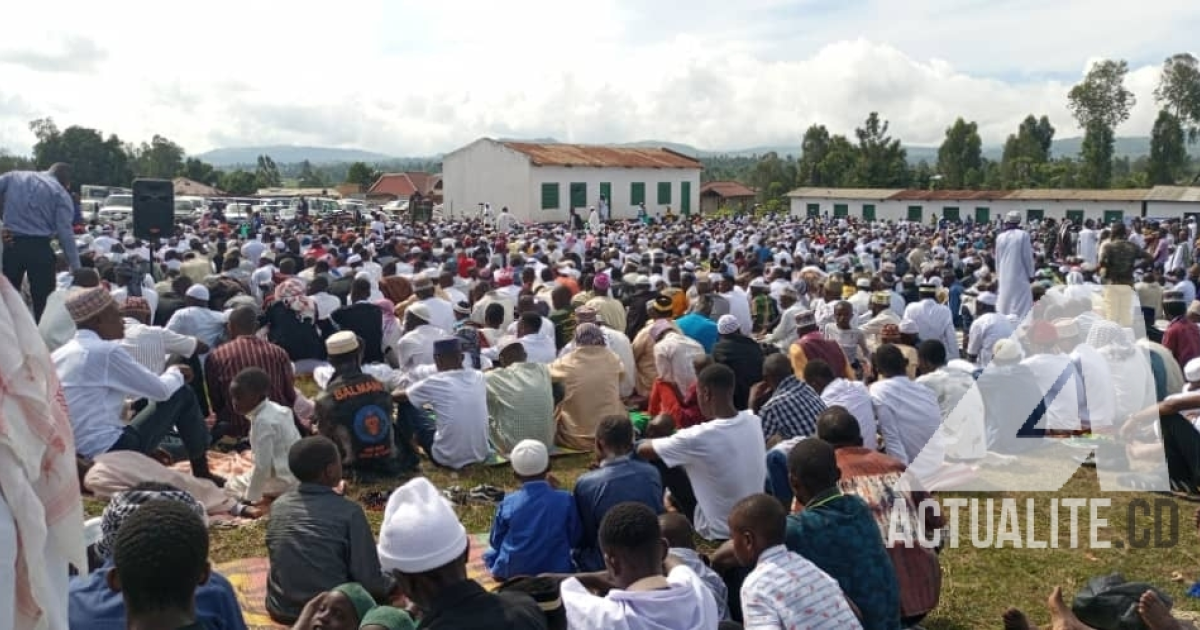 Rassemblement des musulmans à Bunia/Ph ACTUALITE.CD 