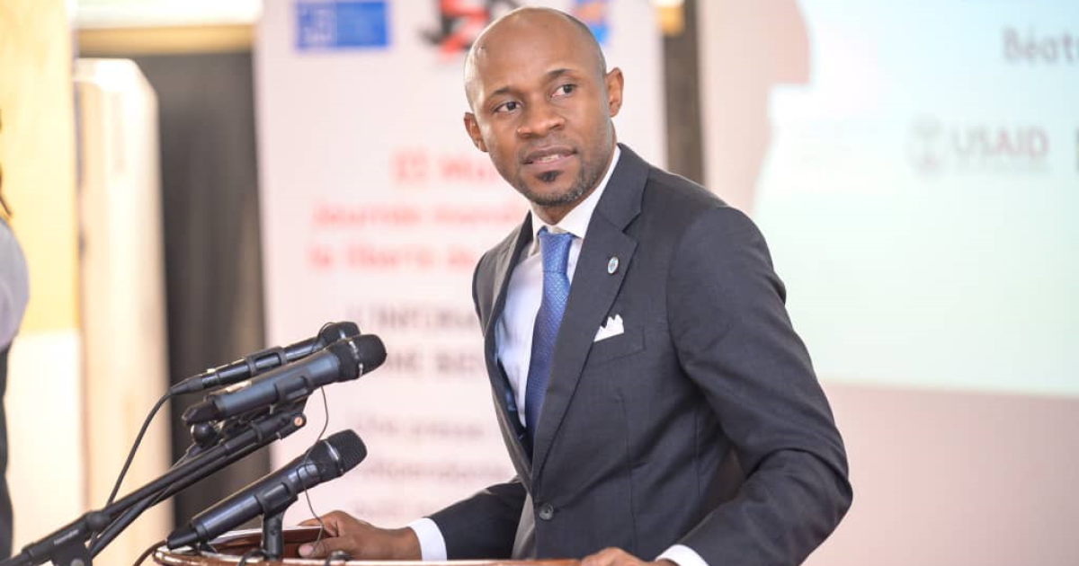 Patrick Muyaya, ministre de la communication et des médias