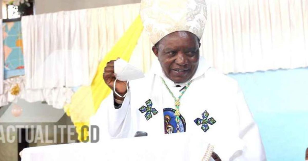 Mgr Sikuli Paluku Melchisédech, Evêque du diocèse catholique de Butembo-Beni/Ph droits tiers 