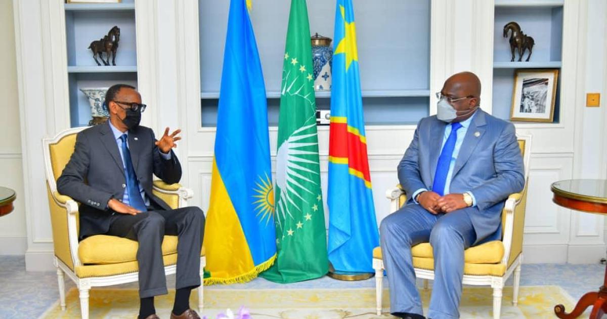 Félix Tshisekedi et Paul Kagame