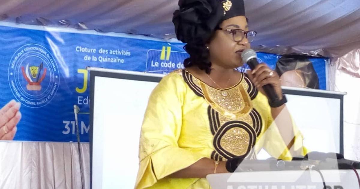 JIFA 2021 en RDC : Gisèle Ndaya a plaidé pour « une prise en charge holistique des familles des militaires et policiers »