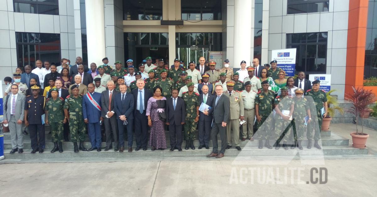 Photo de famille RDC-UE. Photo ACTUALITE.CD.