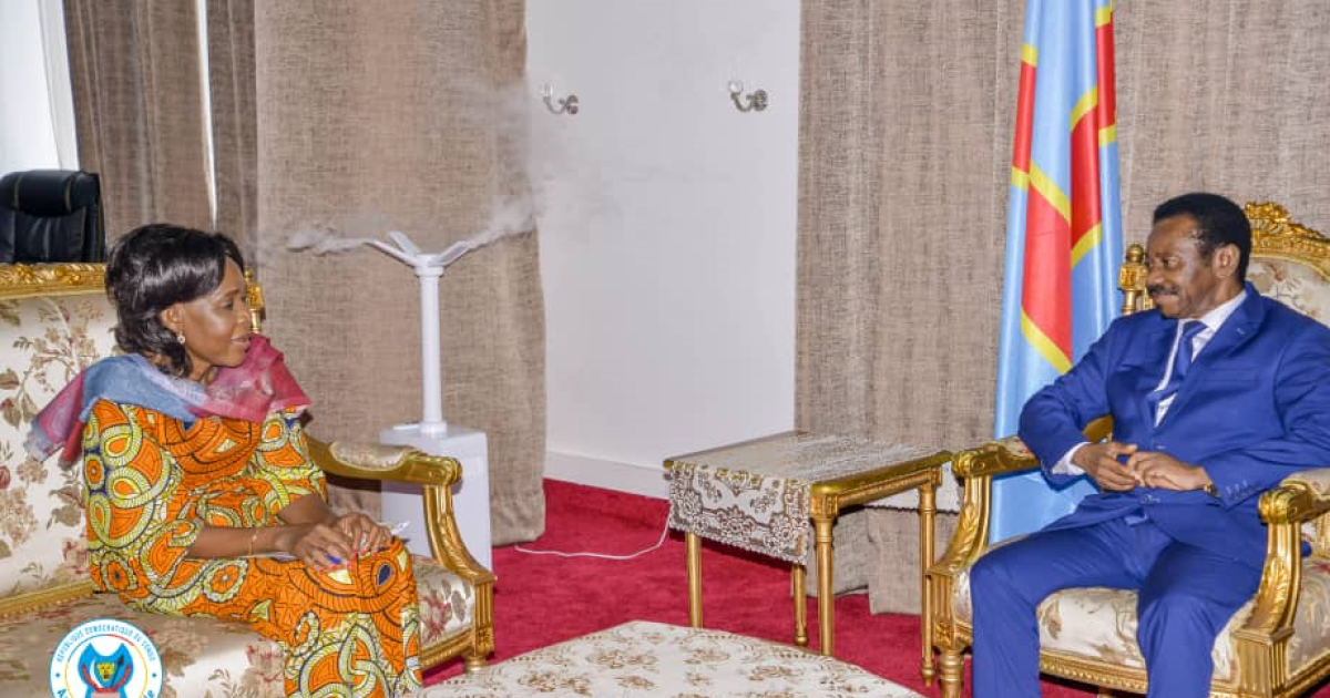 Anne-Marie Karume et Christophe Mboso