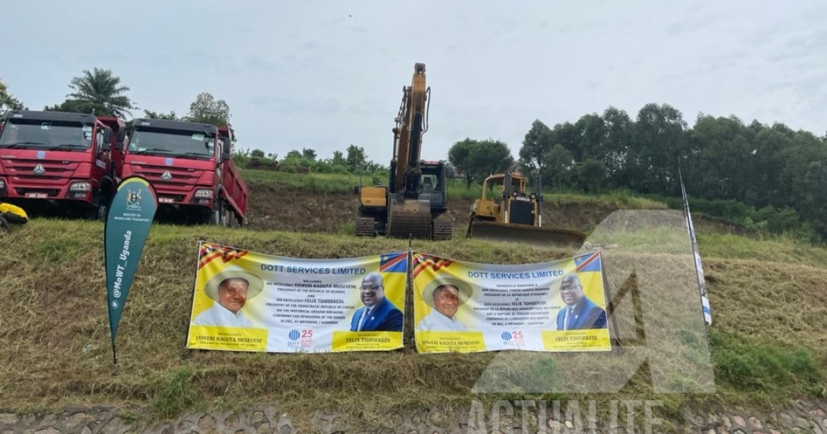Lancement de projet de construction des routes entre RDC et Ouganda/Ph ACTUALITE.CD 