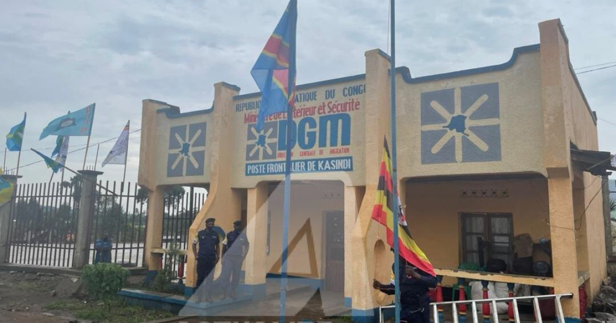 Le bureau de la DGM au poste frontalier de Kasindi/Ph ACTUALITE.CD 