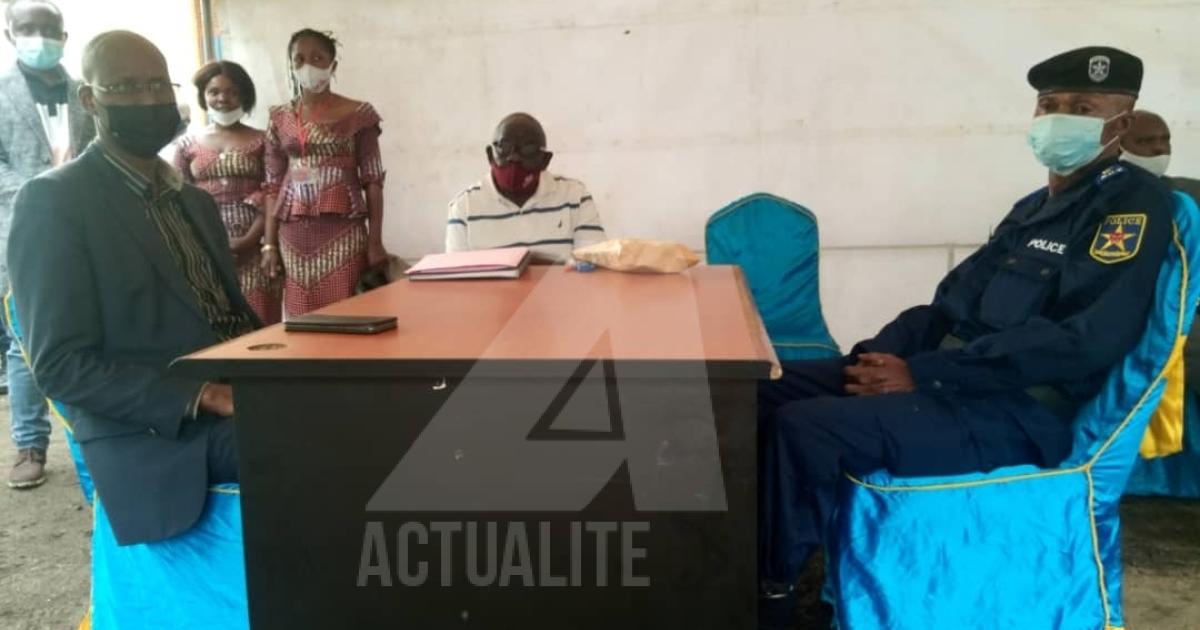 Cérémonie de remise et reprise entre le Bourgmestre sortant et entrant de la commune de Goma/Ph. ACTUALITE.CD