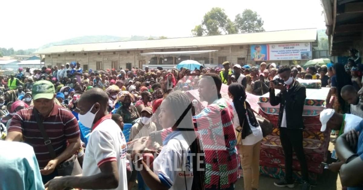 Les sinistrés de Goma cantonnés sur le site de Kayembe/Ph. ACTUALITE.CD