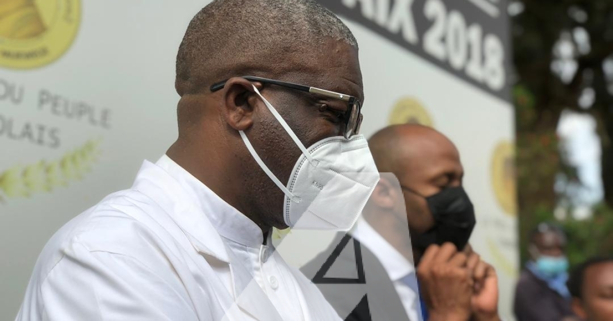Dr Denis Mukwege et Patrick Muyaya à Panzi/Ph ACTUALITE.CD
