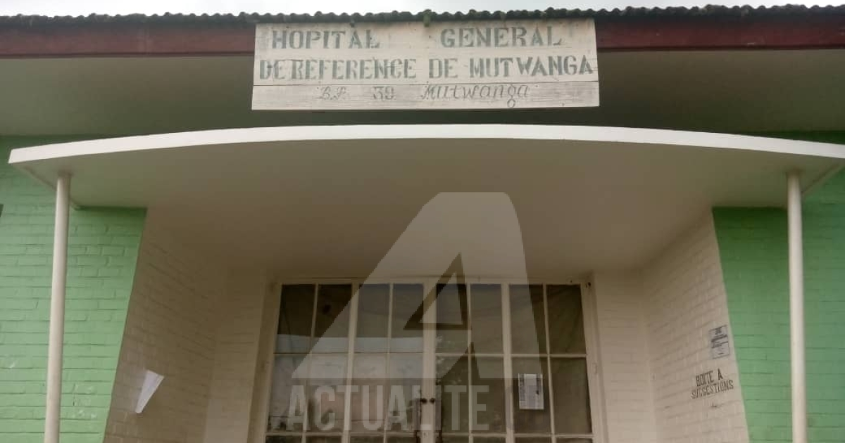 L'hôpital général de référence de Mutwanga/Ph ACTUALITE.CD 