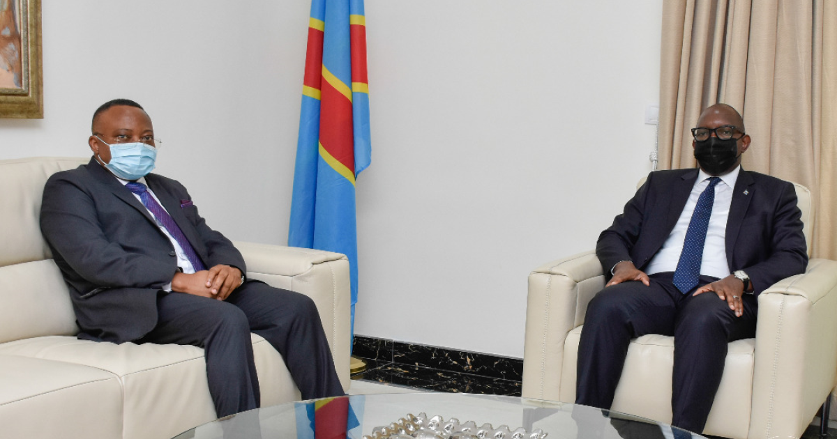 Sama Lukonde et Faustin Luanga