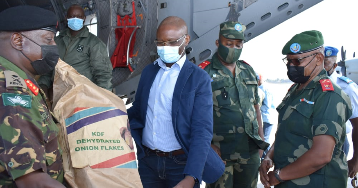 Aide du Kenya aux victimes de l'éruption volcanique à Goma et Nyiragongo