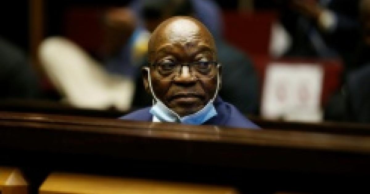 AFP/L'ancien président sud-africain Jacob Zuma devant la justice à Pietermaritzburg, en Afrique du Sud, le 26 mai 2021.