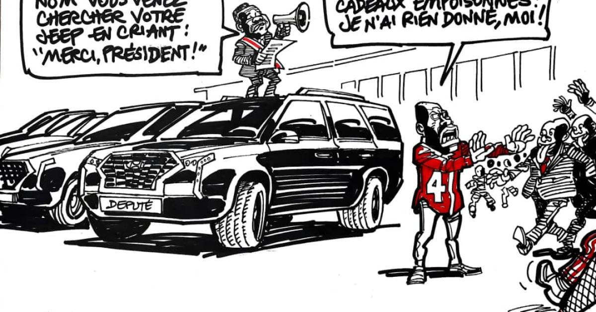 Les caricatures de ACTUALITE.CD sont réalisées par Kash. 