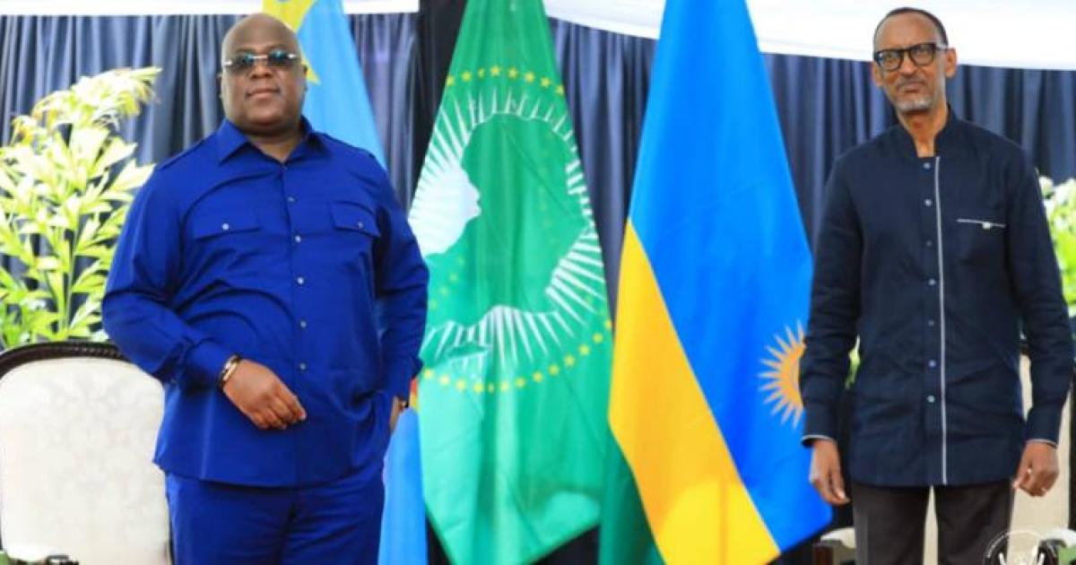 Félix Tshisekedi et Paul Kagame