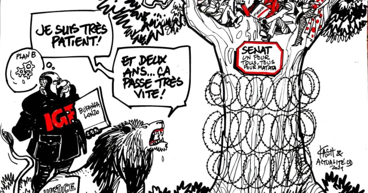 Les caricatures de ACTUALITE.CD sont réalisées par Kash. 