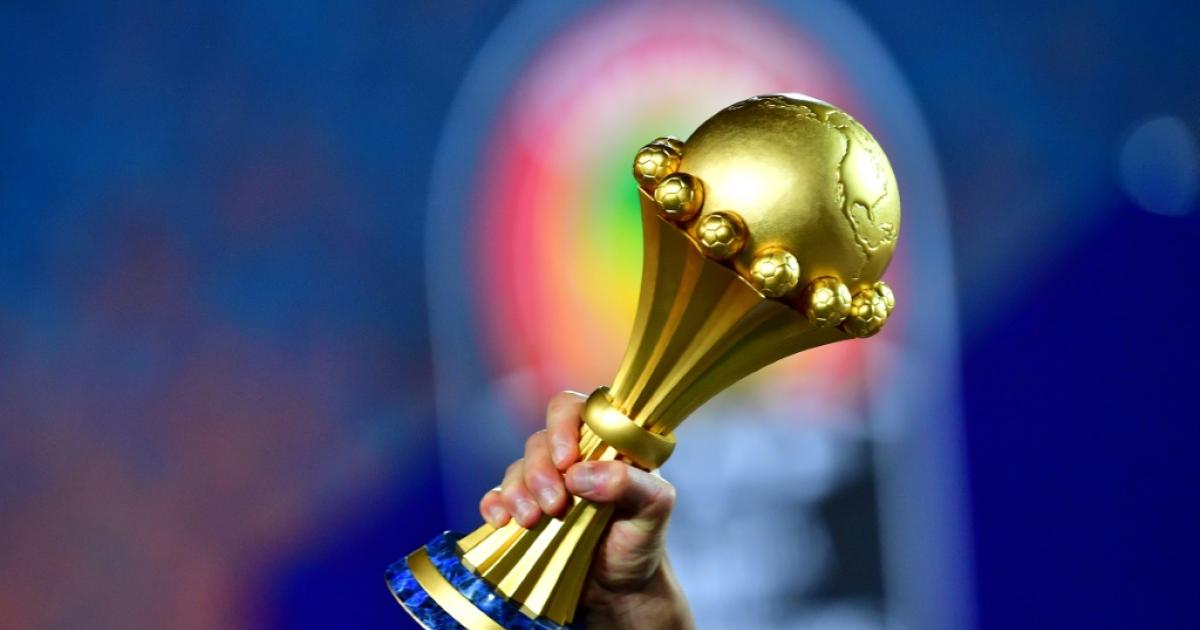 AFP - Le trophée de la CAN remporté par l'Algérie au Caire, le 19 juillet 2019