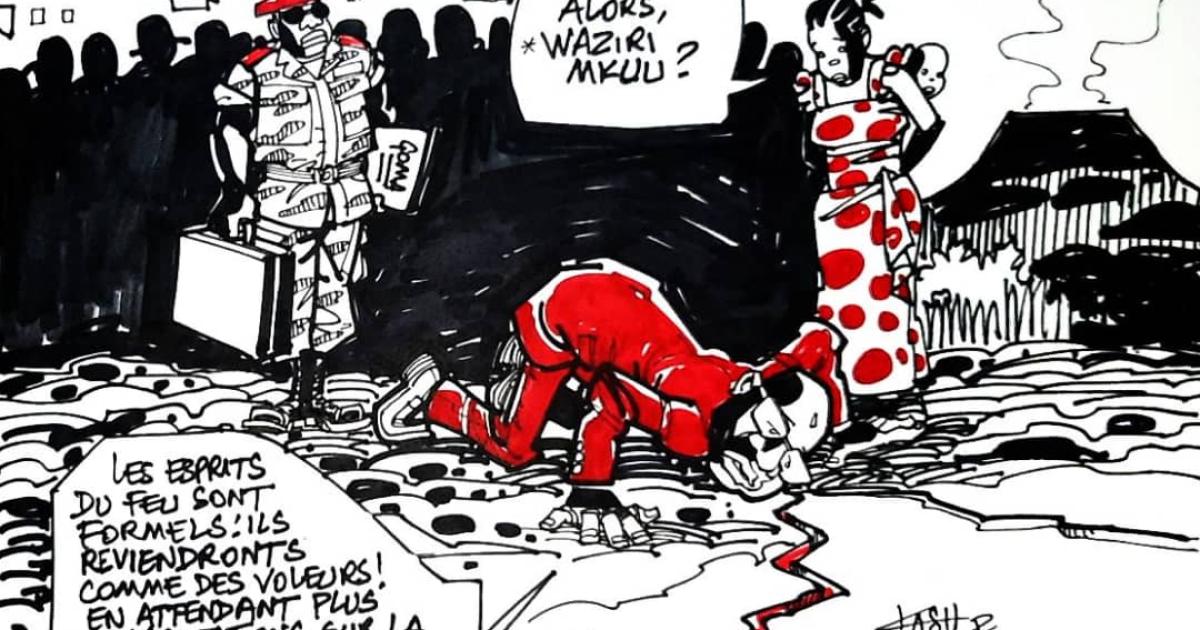 Les caricatures de ACTUALITE.CD sont réalisées par Kash. 