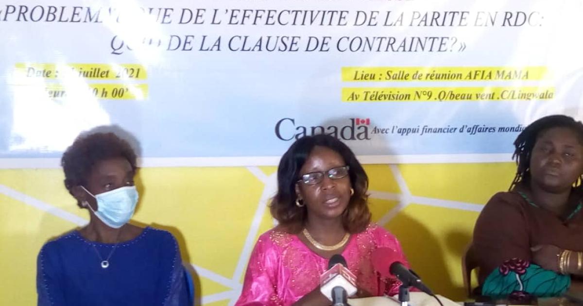 Des organisations féminines s’activent sur l’effectivité de la parité 